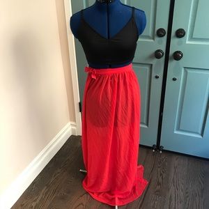 Asos Red Beach/Pool Skirt